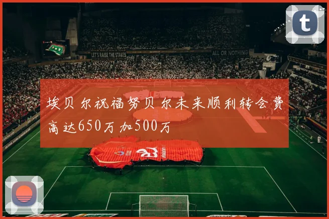 埃贝尔祝福努贝尔未来顺利转会费高达650万加500万